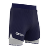 GXG White Stripe Compression Shorts