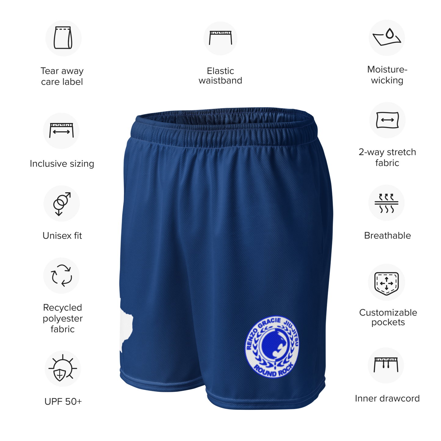 Round Rock Unisex Mesh Shorts