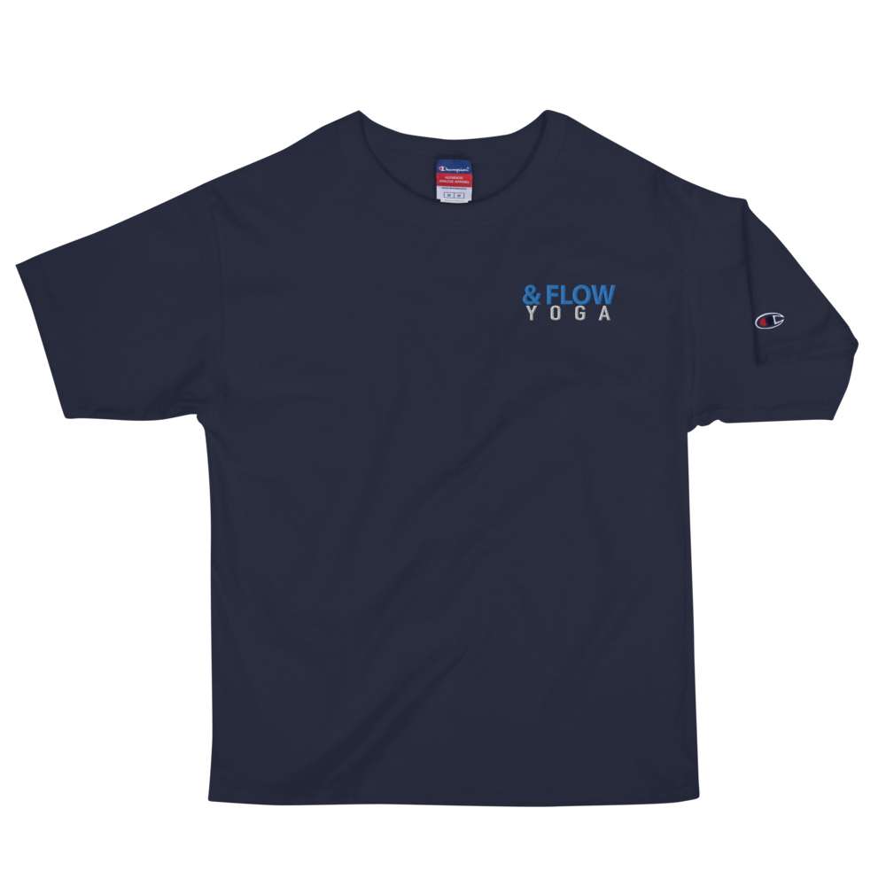AndFlow x Champion Men's Embroidery Yoga Tee - Ground Standard Gear