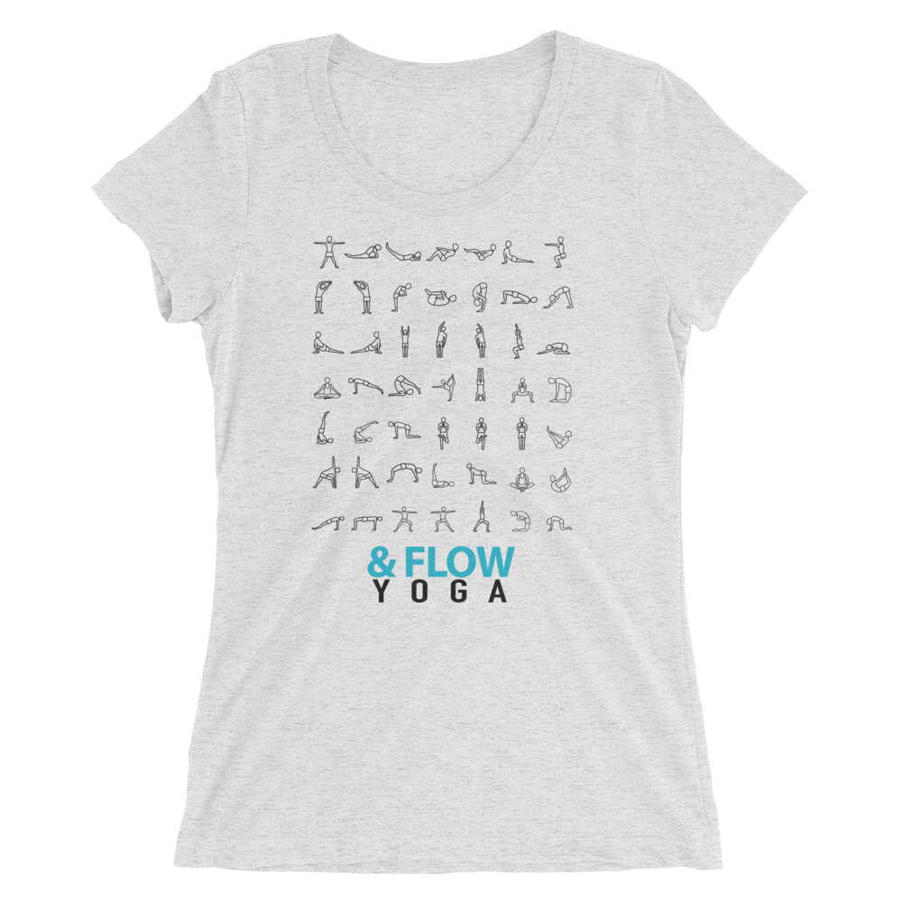 AndFlow Women's Triblend Yoga-Pose Tee