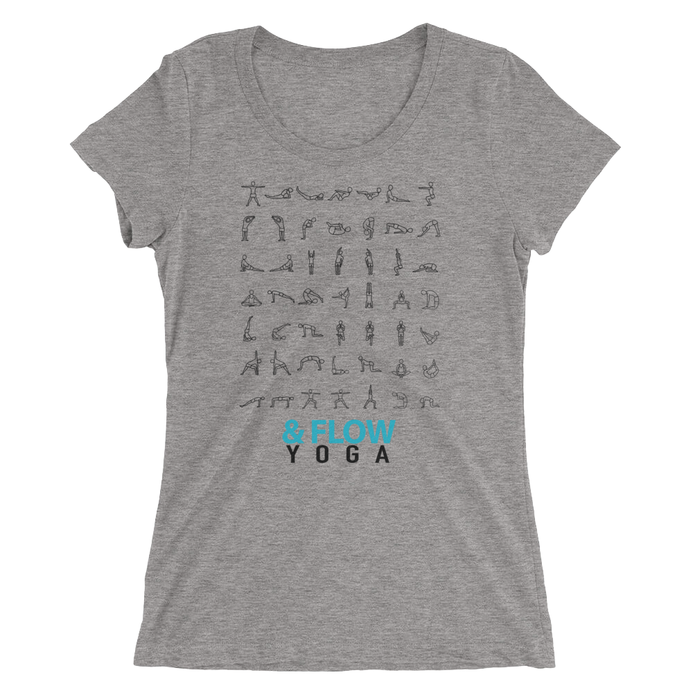 AndFlow Women's Triblend Yoga-Pose Tee