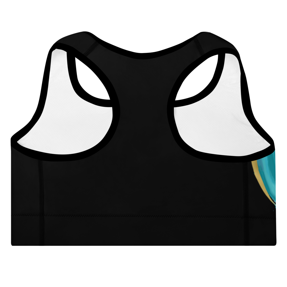 AndFlow Black AF Padded Sports Bra