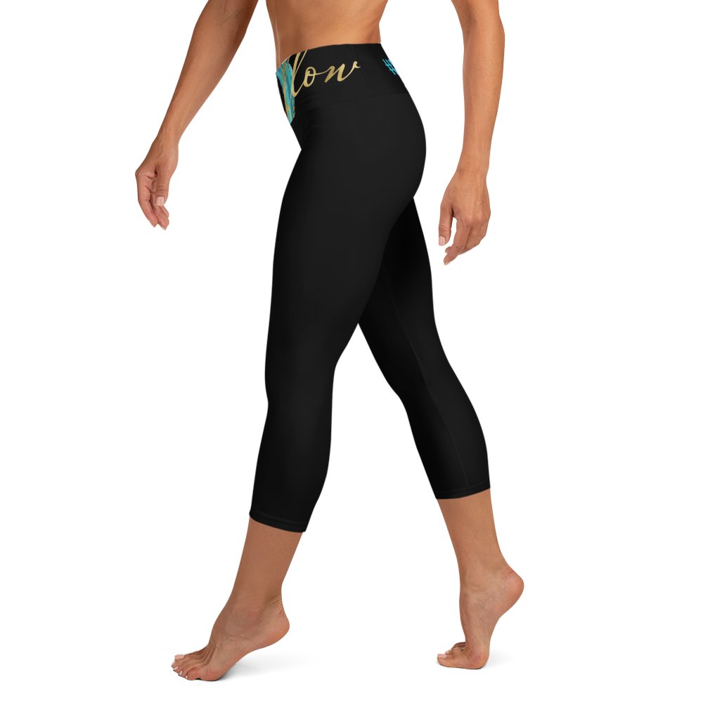 AndFlow Black AF Yoga Capri Leggings