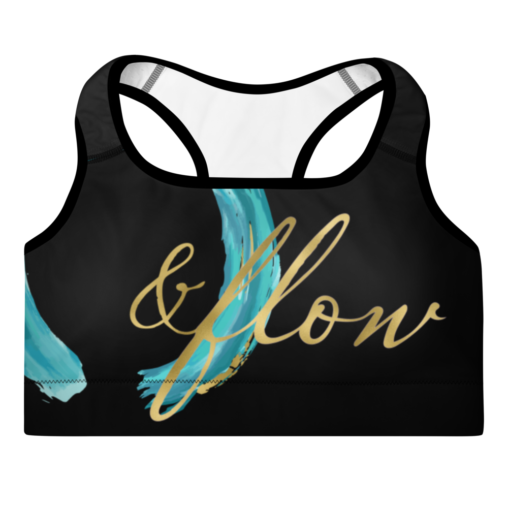 AndFlow Black AF Padded Sports Bra