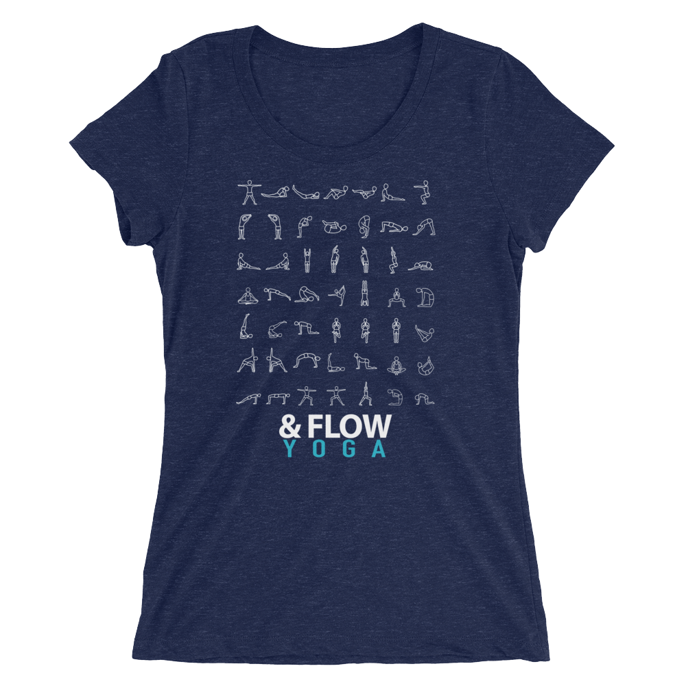 AndFlow Women's Triblend Yoga-Pose Tee