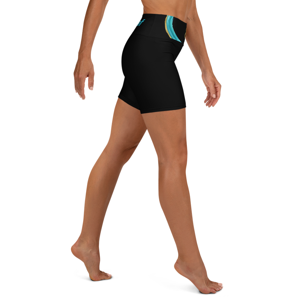 AndFlow Black AF Yoga Shorts