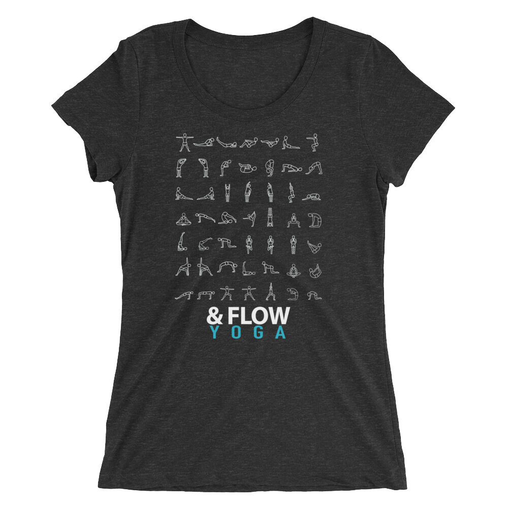 AndFlow Women's Triblend Yoga-Pose Tee