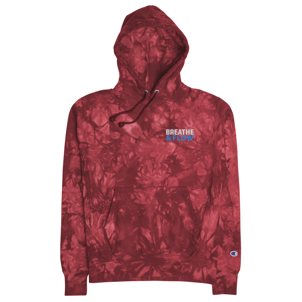 AndFlow x Champion Embroidered Tie-Dye Hoodie - Ground Standard Gear